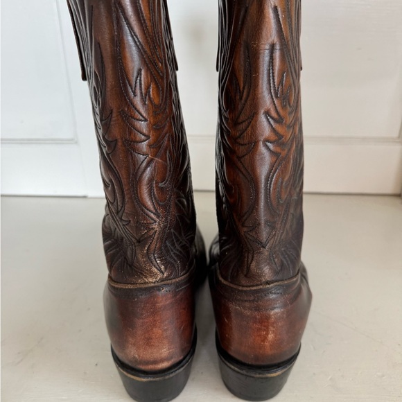 Vintage men’s Acme brown western cowboy boots size 9.5D - Picture 5 of 12